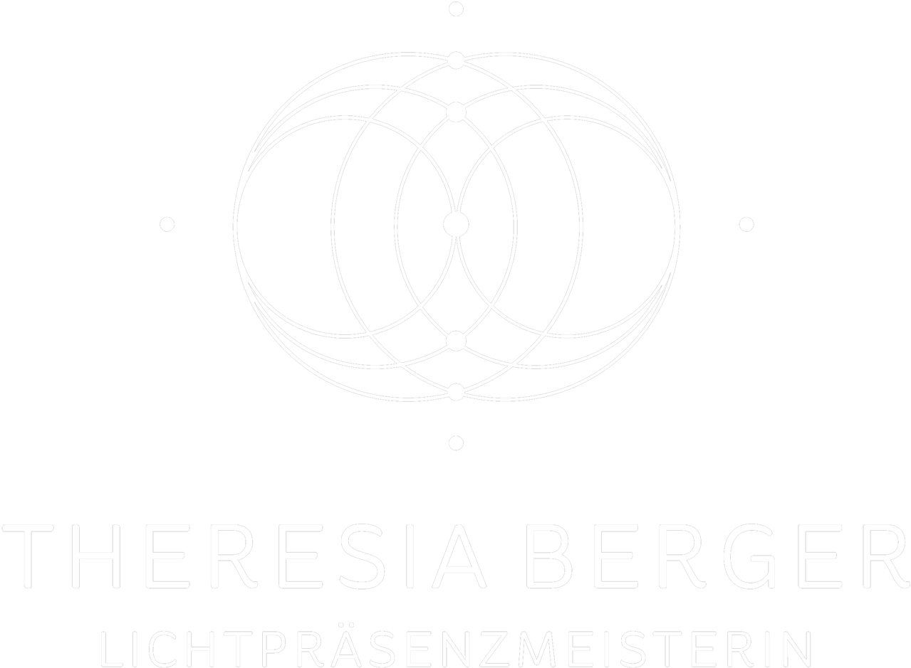 Theresia Berger Coaching Logo, weiße Variante