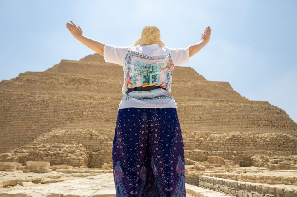 Pyramide, Reisefoto